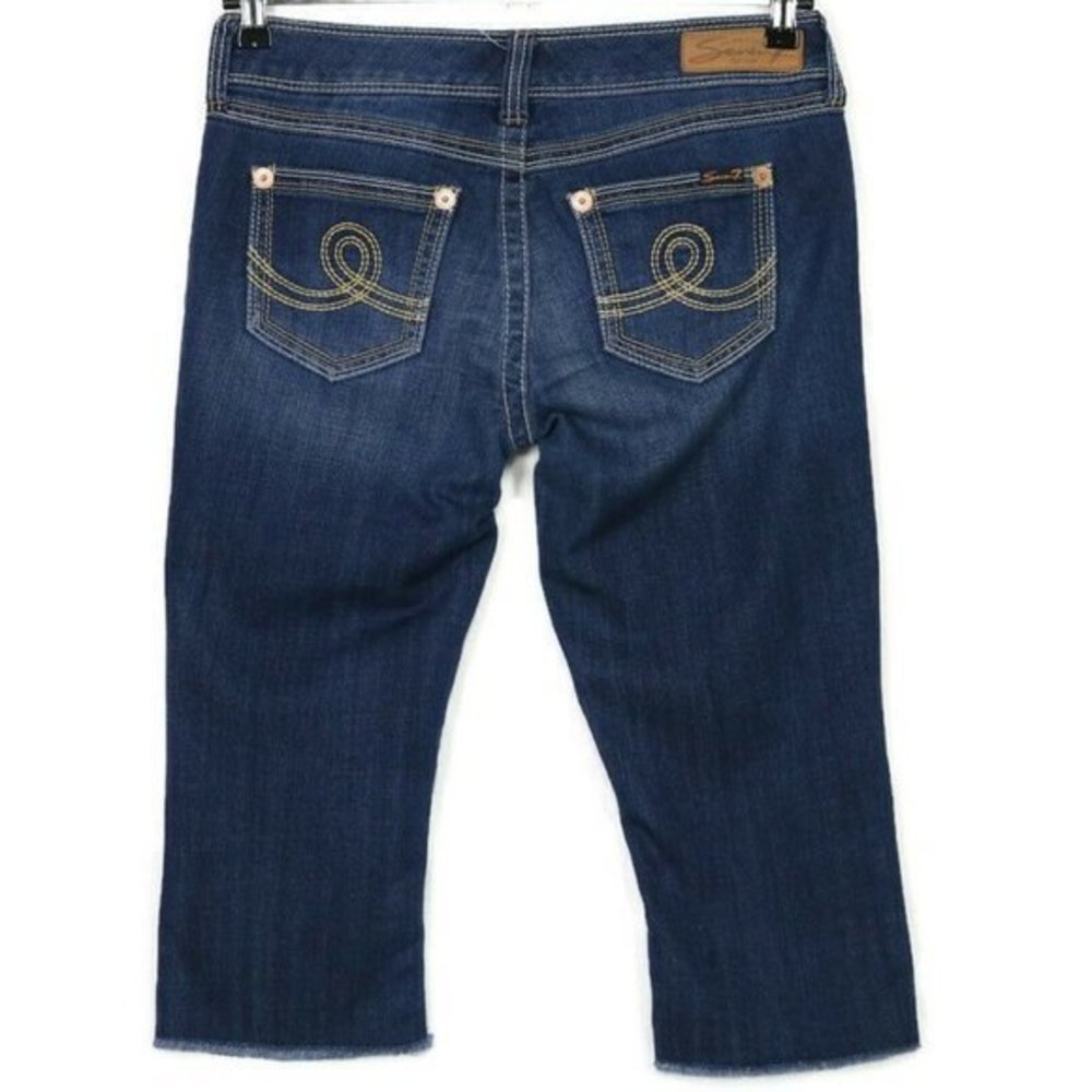 Seven7 Capri Crop Jeans‎ Stretch Dark 6